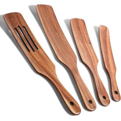 4-piece Acacia Wood Spurtle Set