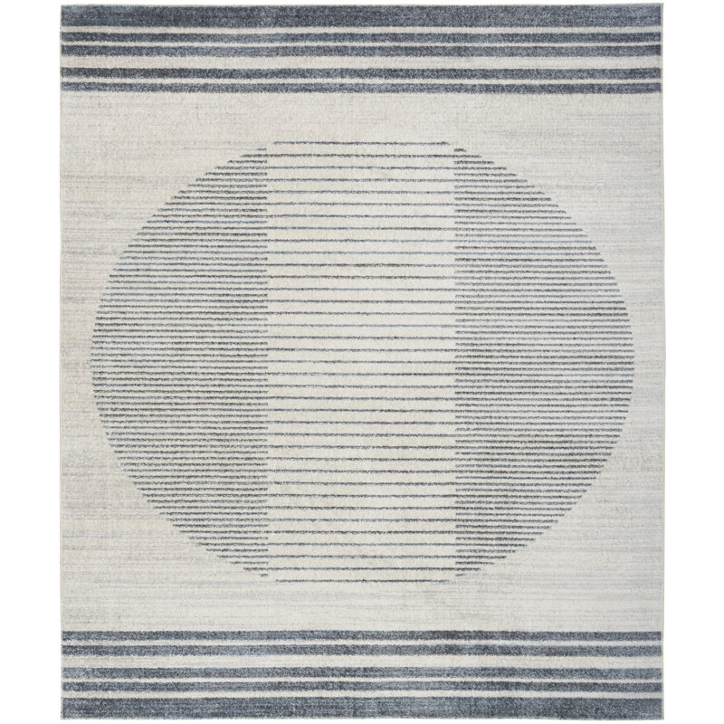 Tapis géométrique lavable à la machine Haydel, Tapis de couloir 2 pi 2 po x 10 pi