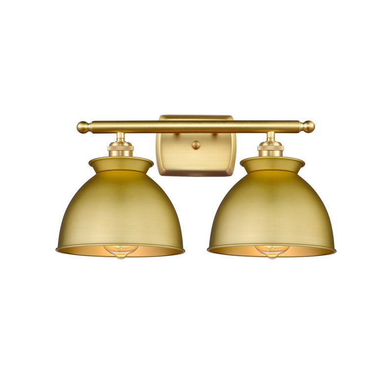 Arev 2 - Light Dimmable Vanity Light, Satin Gold, Bulb Not Included, Satin Gold