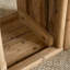 Solid Wood Top Block Side Table