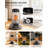 Non-electric kerosene heater with fuel gauge, 15000 BTU high-output portable kerosene stove, suitable for indoor and outdoor use, camping, cabins, workshops and emergency heating.