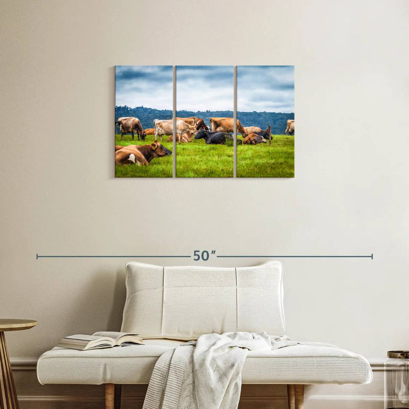 Brampt Cow Gathering, 20" H x 33" W