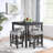 Shayleigh 5 - Person Four Leg Dining Set-1912021771-1912021768-1912021769
