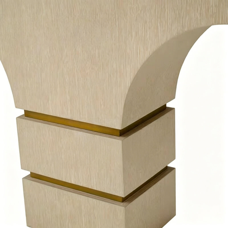 Console Mid-Century moderne, H 31,5 po x l 39,4 po x P 15,7 po