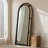 Half-Circle Solid Wood+Rattan Full Length Mirrors-841199043