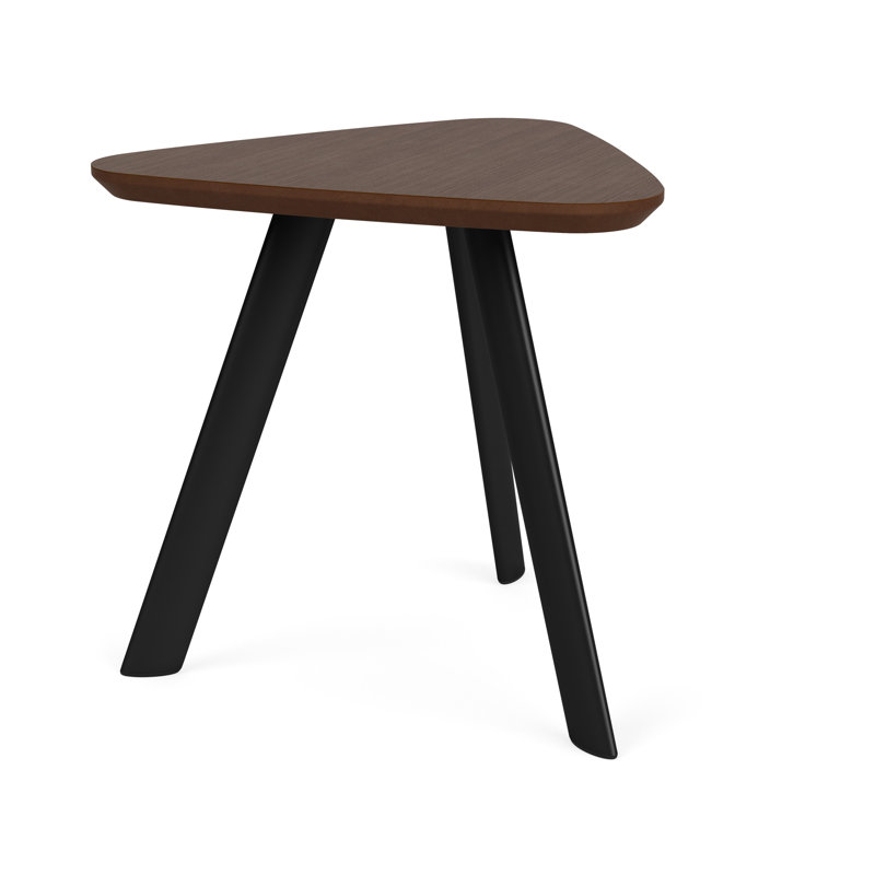 Table de bout Willow Lounge, Noir, Noyer Riftwood
