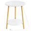 Table de bout ronde 19,7 po avec station de charge Deandra-2024914242