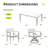 Modern Outdoor Dining Set With Comfortable Chairs And Versatile Table For Relaxing Gatherings
