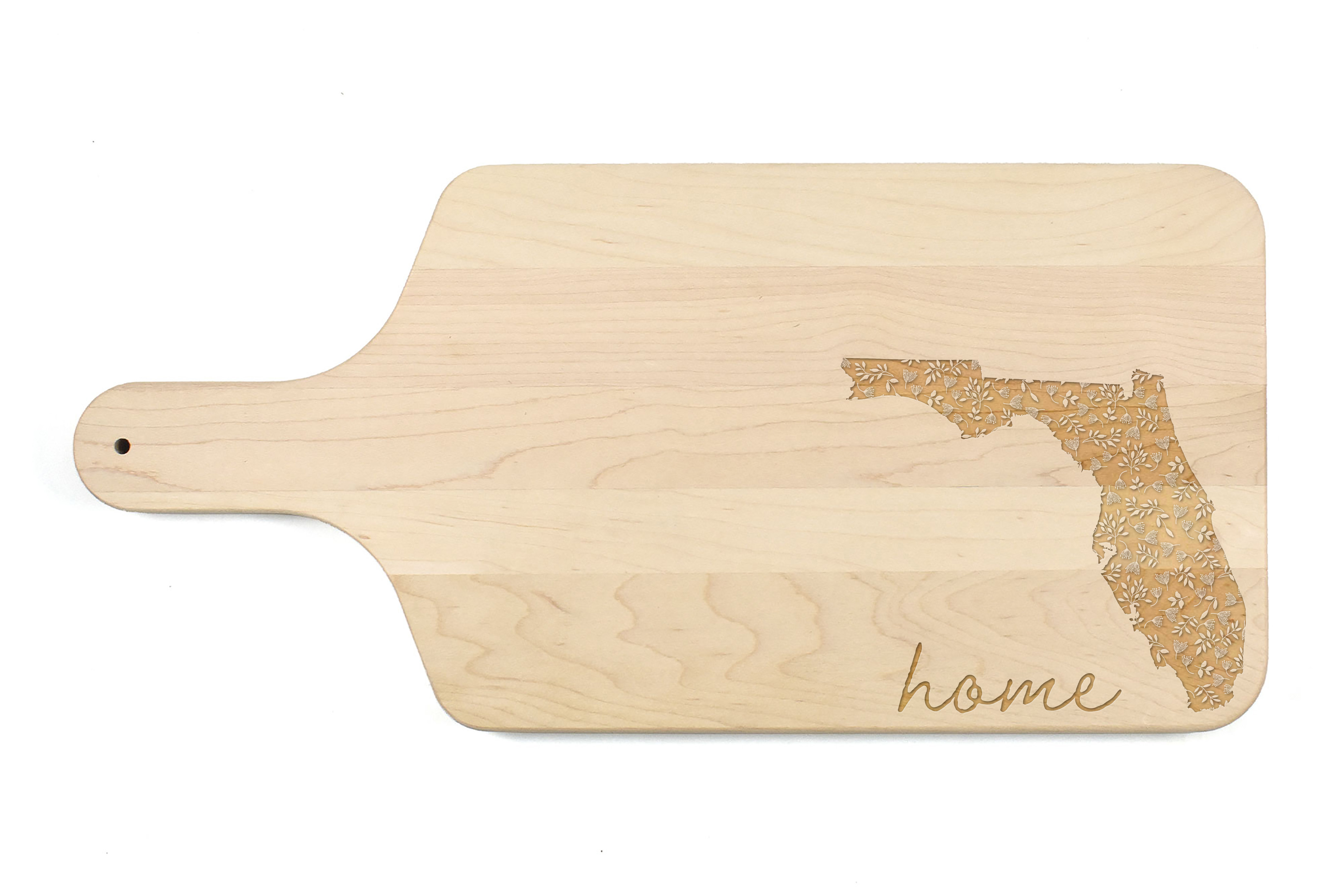 Designs Direct Creative Group Floral Home State Florida Cutting Board