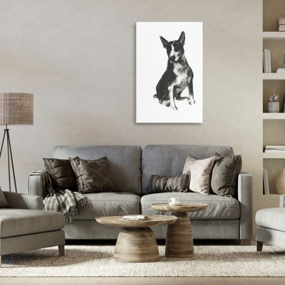 Dessin de chien gris anthracite par Cartissi