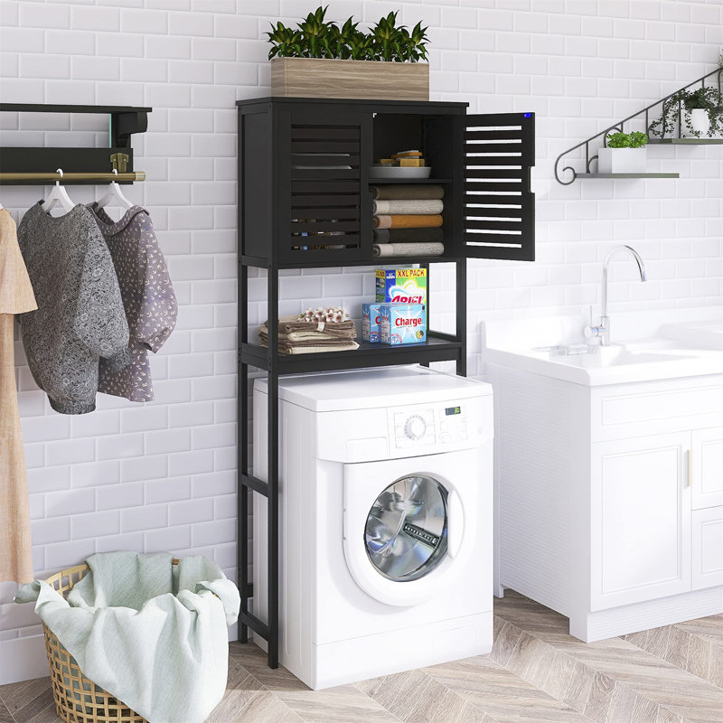 Aaradhya Over The Toilet Storage, Matt black