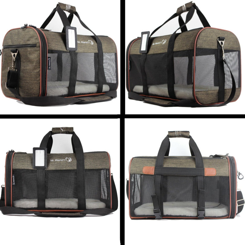 Collapsible Soft-Sided Crate with 2 Doors