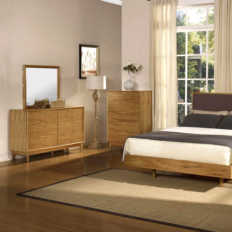 Scarlett Dresser Mirror in Golden Oak