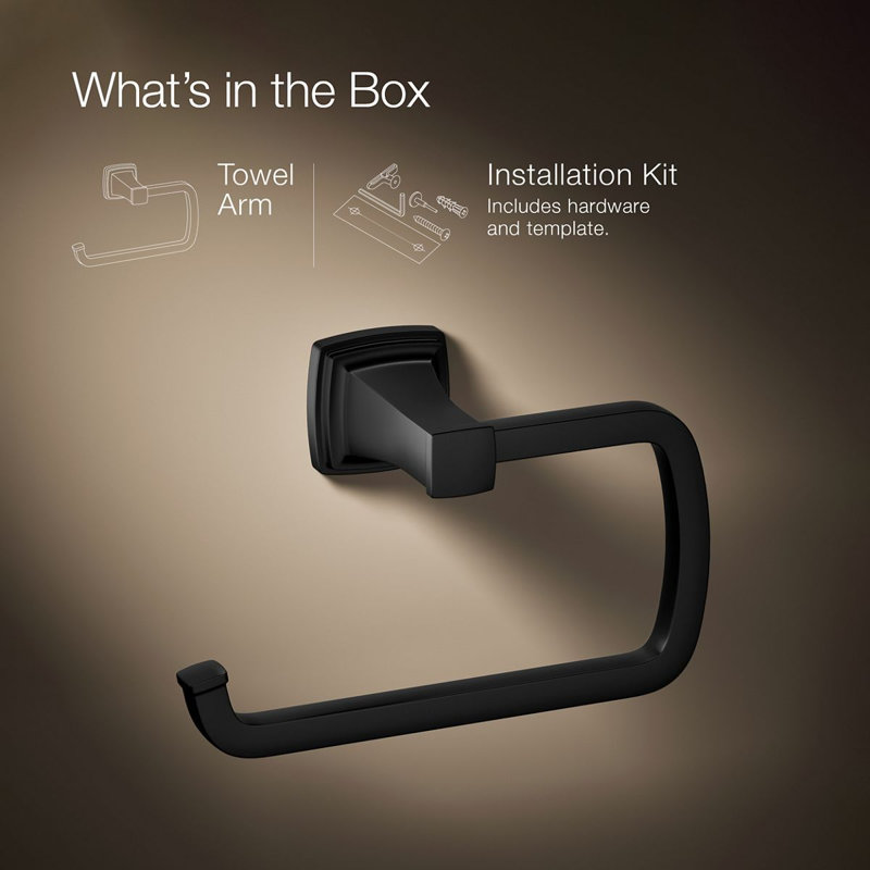 Towel Ring, Black