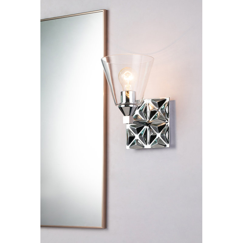 Meuble-lavabo 1 lumière Iberville, Argent argent