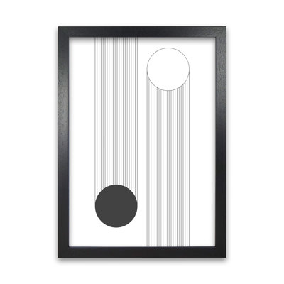 Mid Century Bauhaus Verticle Original - Print