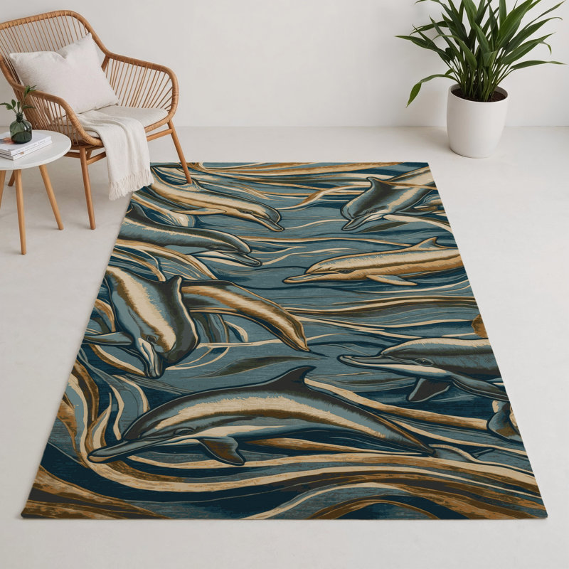 Tapis intérieur et extérieur gris Nature, Rectangulaire 3 pi x 5 pi