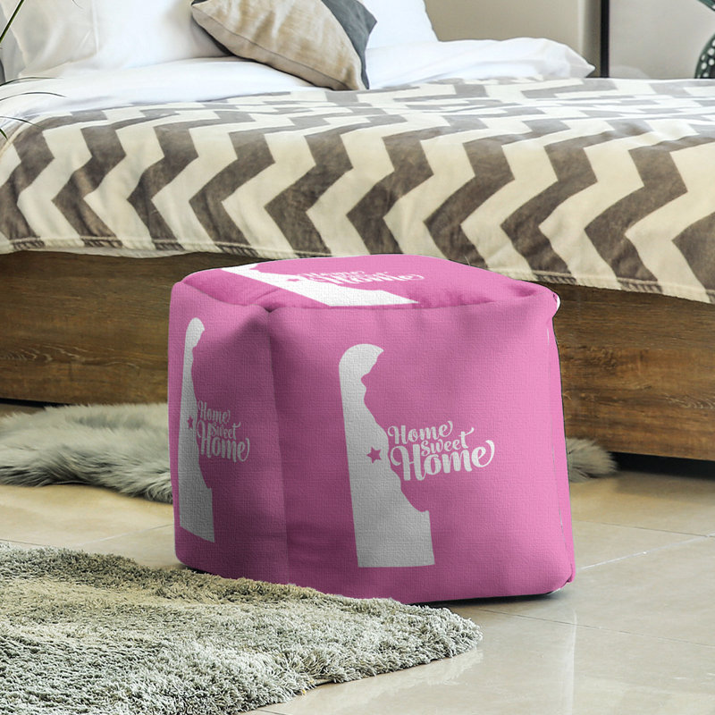 Repose-pieds à cubes dover the home, Rose