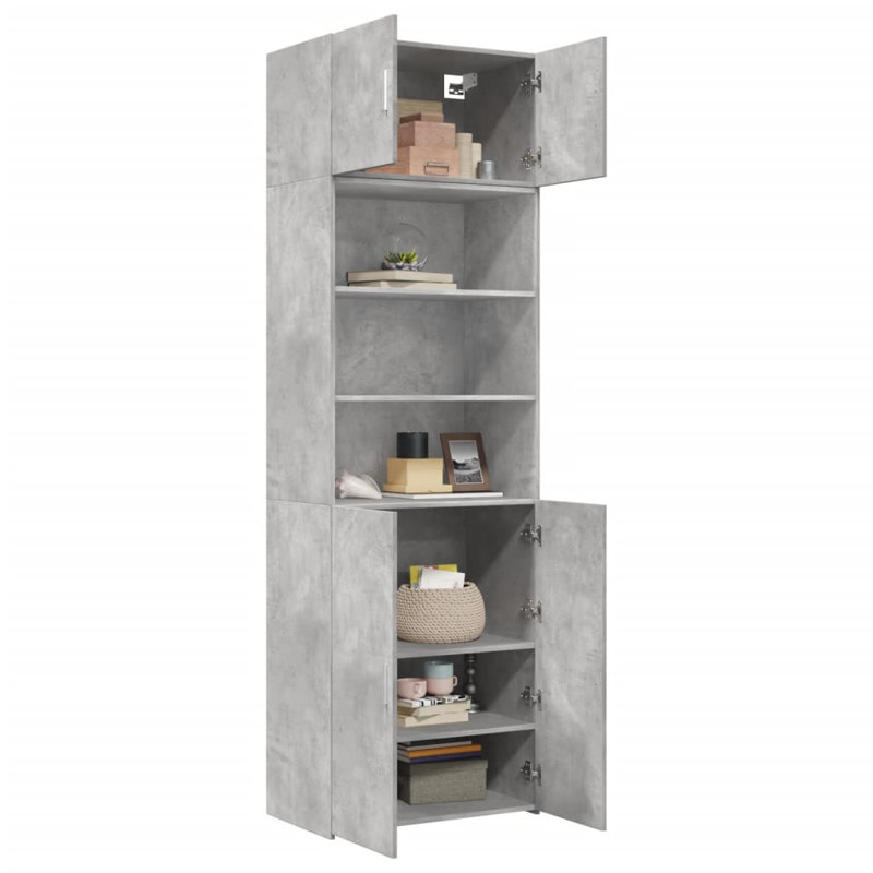Atri Storage Cabinet, Concrete Grey