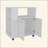 Kitchen Cart With Microwave Shelf And Open Storage-2121718233