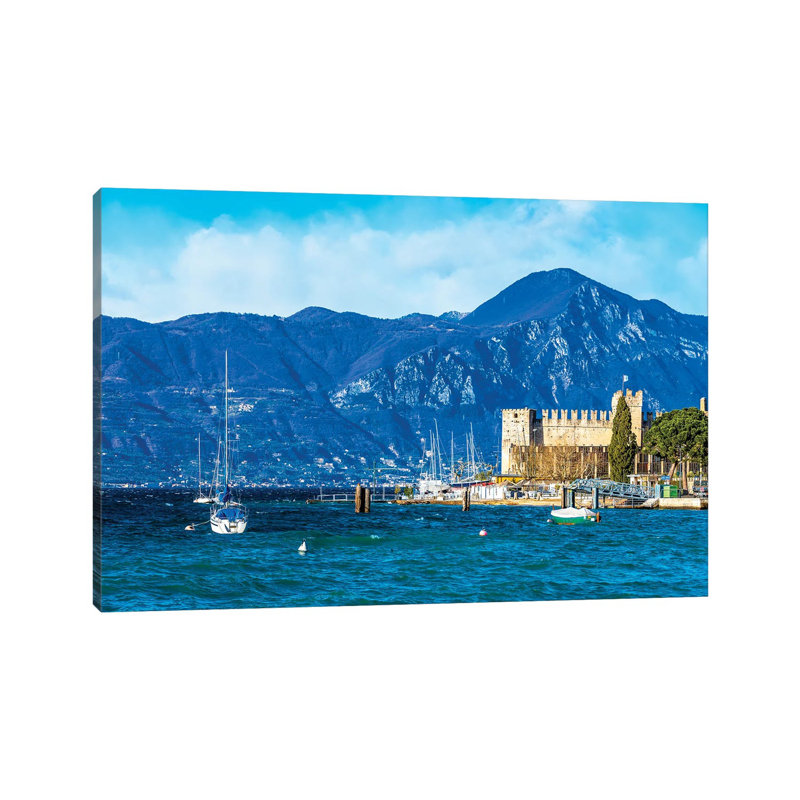 Torri Del Benaco Castle, Italy - Wrapped Canvas Gallery-Wrapped Canvas Giclée