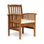 Chaise de salle à manger 2 pièces avec 2 coussins Casa Acacia
