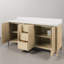 Sequoia 72 In. Double Sink Whitebrook Quartz Countertop Bath Vanity in Mango Wood-1922624922