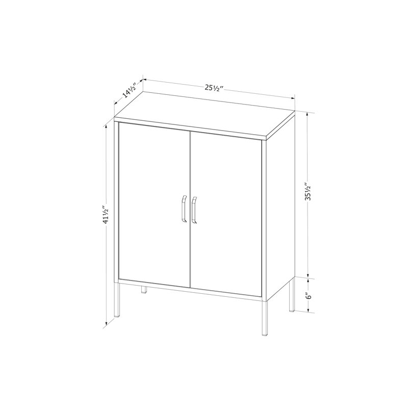 Black Metal Adjustable Shelving Kitchen Pantry Cabinet