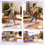 Ensemble de planches de pilates multifonctionnelles 2 en 1 avec minuterie intelligente, conception combinable détachable pour une utilisation à 2 personnes