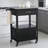 Kitchen Cart With Granite Top And Locking Casters | Mobile Prep Station With Drawer, Shelf, And Enclosed Cabinet | Solid Pine Construction For Durable Storage