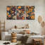 3 Piece Wrapped Canvas Print-46882340