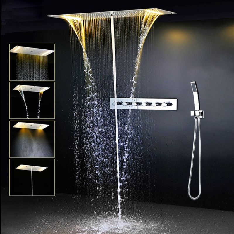 Système de douche thermostatique encastré Livorno