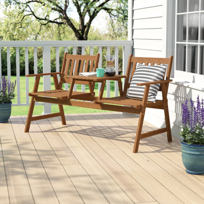 Amberli Backyard Tete a Tete Bench