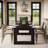 63-Inch Wood Farmhouse Dining Table-678394697