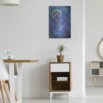 «Ocean of Stars» par Verena Wild, art mural en métal, 16 po x 24 po