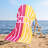 Dalhart Striped Superior Cotton Fuzzy Velour Terry Large Oversized Beach Towel-790909080