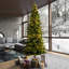 Vickerman Balsam Spruce Slim Artificial Christmas 10' H Lighted Artificial Pine Christmas Tree