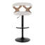 Tabouret pivotant à hauteur réglable-93570905