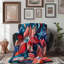 Couverture moderne en sherpa Premium Flower Expression - 1 pièce-2143075891