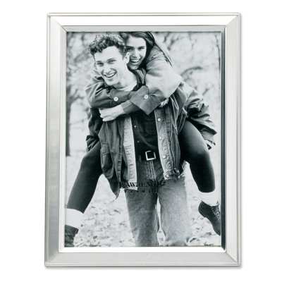 Hendry Silver Metal Beveled Picture Frame