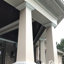 Colonne carrée classique en PVC lisse non effilée Craftsman, base standard et base standard-118304943-118304966