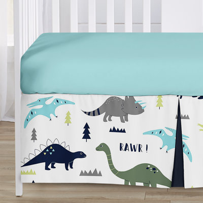 Mod Dinosaur 4 Piece Crib Bedding Set