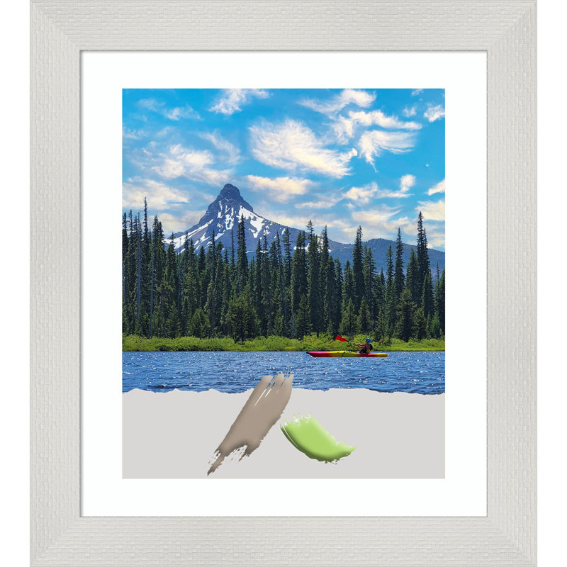 Neshawn White Picture Frame with Mat