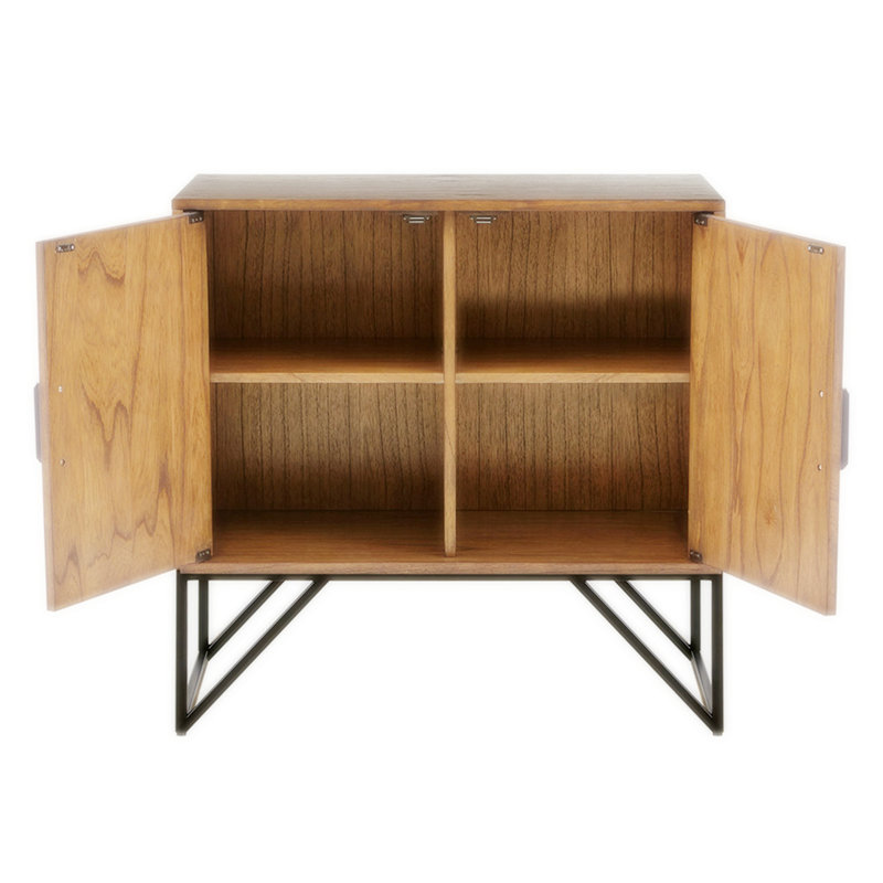 Accent Cabinet 4 Door Wooden Cabinet Sideboard Buffet Server Cabinet