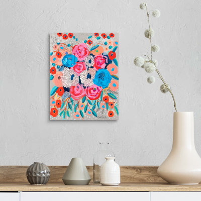 «Flowers Are the Response» par Kait Roberts, reproduction d'art sur toile