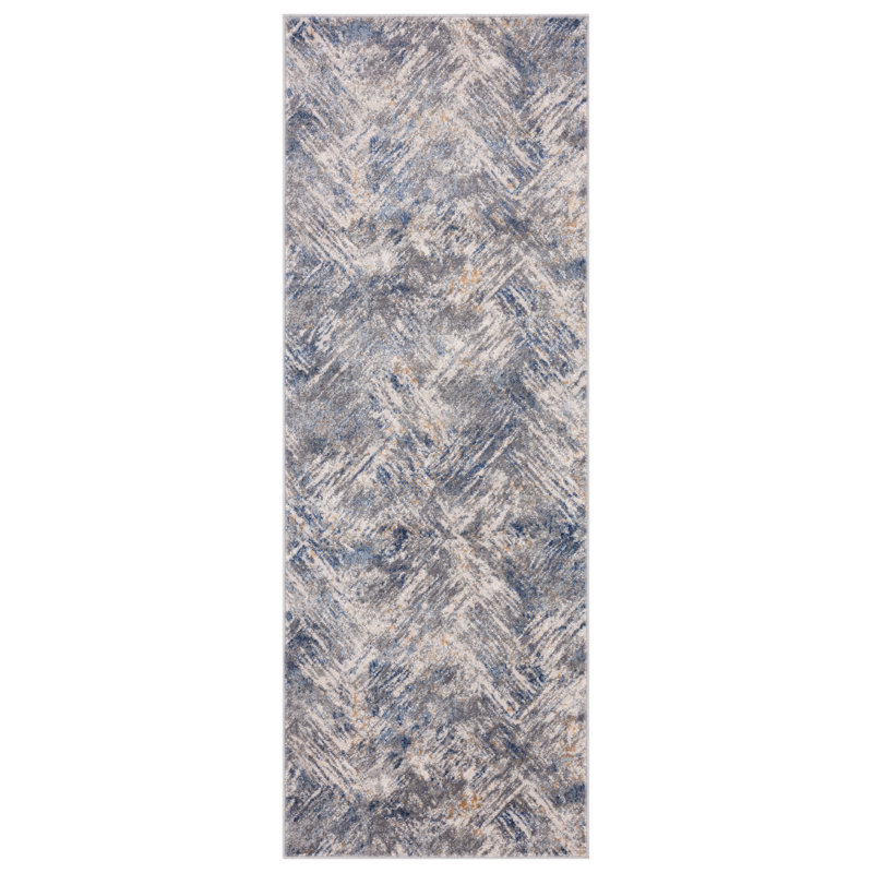 Tapis de couloir bleu Archer 2 pi 7 po x 7 pi 4 po United Weavers