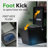Flint One Piece Square Smart Bidet Toilet With Auto Open & Close, Foot Sensor, Auto Flush, Multiple Spray Modes, Heated Seat, Warm Water And Air Dryer, Auto LED Nightlight-114210878