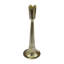 Porte-bougie décoratif en forme de pétale cannelée en fer pour porte d'entrée - Décoration moderne en métal pour décor de table-1072350167