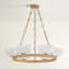 Troy Lighting Caelum Chandelier in Patina Brass-1041917763-1041917760