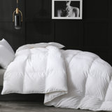 Winter Warmth White Down Duvet Corner Tabs-Baffle Box Design Comforter-750 Fill Power Down